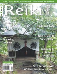 Reiki News Magazine Winter 2017 featuring a traditional Japanese shrine nestled in the woods.
